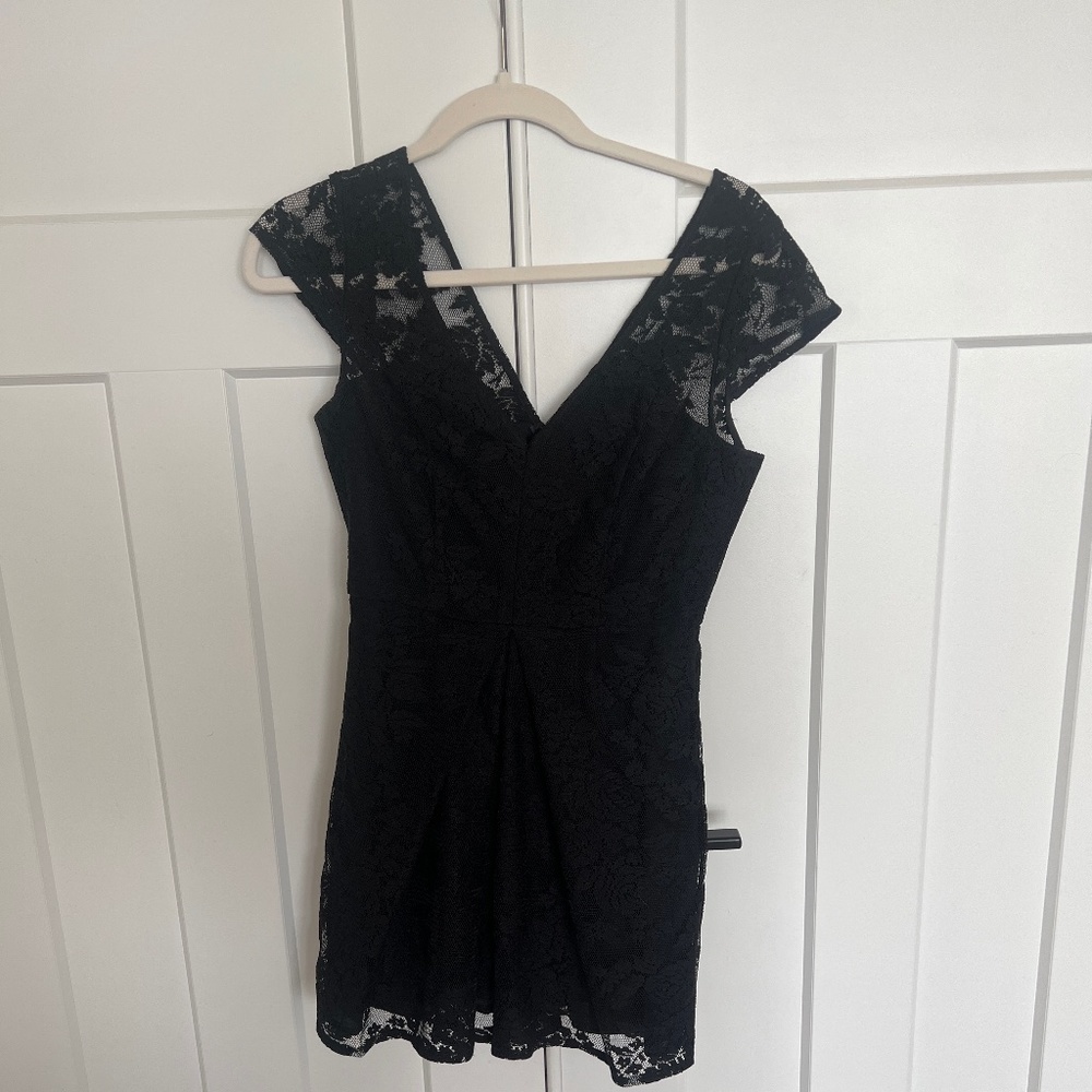 Black Lace Romper